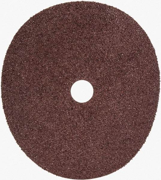 Tru-Maxx - 7" Diam 7/8" Hole 24 Grit Fiber Disc - Very Coarse Grade, Aluminum Oxide, 10,000 Max RPM - Caliber Tooling