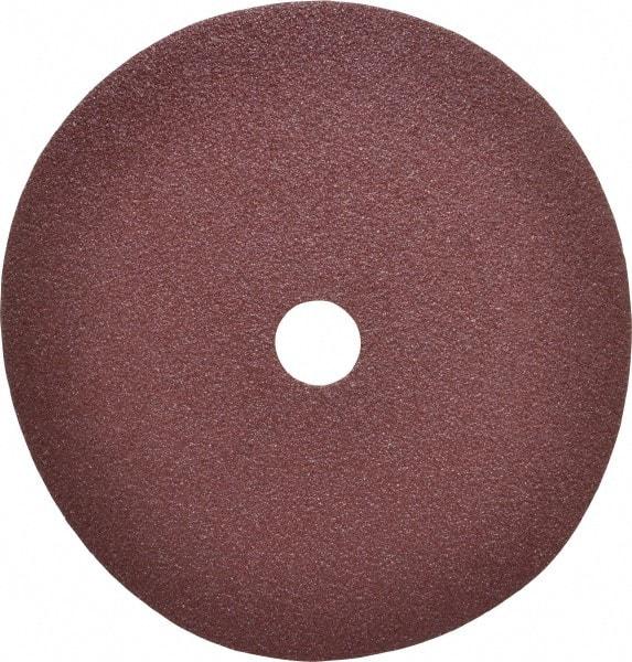 Tru-Maxx - 7" Diam 7/8" Hole 60 Grit Fiber Disc - Medium Grade, Aluminum Oxide, 10,000 Max RPM - Caliber Tooling