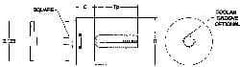 Parlec - 1-7/8" Tap Shank Diam, 2" Pipe Tap, - 3.1" Projection, Through Coolant, Series Numertap 770 - Exact Industrial Supply