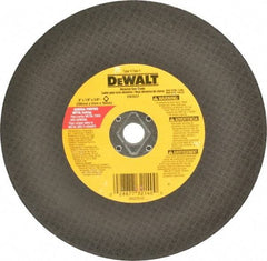 DeWALT - 8" Aluminum Oxide Cutoff Wheel - 1/8" Thick, 5/8" Arbor, 7,600 Max RPM, Use with Circular Saws - Caliber Tooling