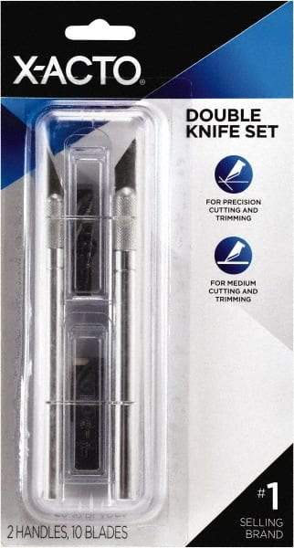 X-ACTO - Hobby Knife Set - 12 Pieces, Includes #1 Knife, #2 Knife & Multiple Blades - Caliber Tooling