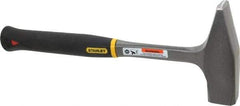 Stanley - 2 Lb Head Blacksmith's Hammer - 14" OAL, 7-5/8" Long Steel Handle, 1-5/8" Face Diam - Caliber Tooling