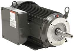 US Motors - 1/2 hp, TEFC Enclosure, Auto Thermal Protection, 1,725 RPM, 115/208-230 Volt, 60 Hz, Industrial Electric AC/DC Motor - Size 56 Frame, C-Face Mount, 1 Speed, Ball Bearings, 8.4/4.1-4.2 Full Load Amps, B Class Insulation, Reversible - Caliber Tooling