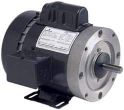 US Motors - 1 hp, Totally Enclosed Fan Cooled, Auto Thermal Protection, 1,725 RPM, 100-120/200-240 Volt, 50/60 Hz, Cap Start-Cap Run Motor - Size 56C Frame, C-Face Mount, 1 Speed, Ball Bearings, 11.0-9.2/5.5-4.7 Full Load Amps, B Class Insulation - Caliber Tooling