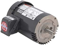 US Motors - 1/2 hp, TEFC Enclosure, No Thermal Protection, 1,740 RPM, 208-230/460 Volt, 60 Hz, Three Phase Energy Efficient Motor - Size 56C Frame, C-Face Mount, 1 Speed, Ball Bearings, 1.8-1.8/0.9 Full Load Amps, F Class Insulation, Reversible - Caliber Tooling