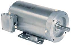 US Motors - 1/2 hp, TEFC Enclosure, No Thermal Protection, 1,755 RPM, 208-230/460 Volt, 60 Hz, Three Phase Energy Efficient Motor - Size 56HC Frame, Rigid Mount, 1 Speed, Ball Bearings, 1.8-1.9/1 Full Load Amps, F Class Insulation, Reversible - Caliber Tooling