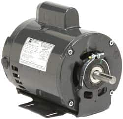 US Motors - 1/3 hp, ODP Enclosure, No Thermal Protection, 1,140 RPM, 115/230 Volt, 60 Hz, Single Phase Permanent Split Capacitor (PSC) Motor - Size 56 Frame, Cradle Mount, 1 Speed, Ball Bearings, 7.4/3.7 Full Load Amps, B Class Insulation, Reversible - Caliber Tooling