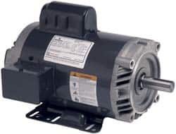 US Motors - 7-1/2 hp, ODP Enclosure, 3,480 RPM, 230 Volt, 60 Hz, Industrial Electric AC/DC Motor - Size 213 Frame, Horizontal-Footed Mount, 1 Speed, Ball Bearings, 30.4 Full Load Amps, F Class Insulation - Caliber Tooling