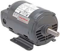 US Motors - 10 hp, ODP Enclosure, No Thermal Protection, 1,180 RPM, 208-230/460 Volt, 60/50 Hz, Three Phase Energy Efficient Motor - Size 256T Frame, Rigid Mount, 1 Speed, Ball Bearings, 27.4-25/12.5 Full Load Amps, F Class Insulation - Caliber Tooling