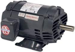 US Motors - 7-1/2 hp, ODP Enclosure, No Thermal Protection, 1,185 RPM, 230/460 Volt, 60 Hz, Three Phase Premium Efficient Motor - Size 254T Frame, Rigid Mount, 1 Speed, Ball Bearings, 20.3/10.1 Full Load Amps, F Class Insulation - Caliber Tooling