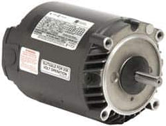 US Motors - 1/2 hp, ODP Enclosure, No Thermal Protection, 1,725 RPM, 208-230/460 Volt, 60 Hz, Polyphase Motor - Size 56C Frame, C-Face Mount, 1 Speed, Ball Bearings, 1.98-1.9/.98 Full Load Amps, B Class Insulation - Caliber Tooling