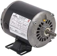 US Motors - 1/3 hp, ODP Enclosure, No Thermal Protection, 1,725 RPM, 115 Volt, 60 Hz, Industrial Electric AC/DC Motor - Size 56 Frame, Rigid Mount, 1 Speed, Sleeve Bearings, 6.0 Full Load Amps, A Class Insulation, Reversible - Caliber Tooling