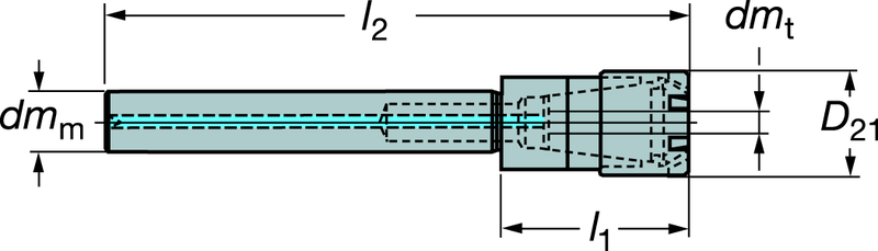 393142016155 CHUCK EXTENSION - Caliber Tooling