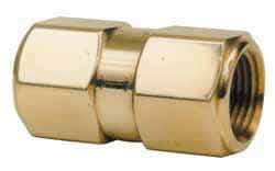 Specialty Mfr - 3/8" Brass Check Valve - Inline, FNPT x FNPT, 1,200 WOG - Caliber Tooling