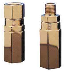 Specialty Mfr - 3/8" Brass Check Valve - Inline, MNPT x MNPT, 3,000 WOG - Caliber Tooling