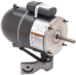 US Motors - 1/4 hp, TEAO Enclosure, Auto Thermal Protection, 1,075 RPM, 115 Volt, 60 Hz, Single Phase Permanent Split Capacitor (PSC) Motor - Size 48YZ Frame, Yoke Mount, 2 Speed, Ball Bearings, 4.40 Full Load Amps, B Class Insulation, CCW Lead End - Caliber Tooling