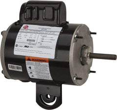 US Motors - 1/4 hp, TEAO Enclosure, Auto Thermal Protection, 1,075 RPM, 115 Volt, 60 Hz, Single Phase Permanent Split Capacitor (PSC) Motor - Size 48YZ Frame, Yoke Mount, 2 Speed, Ball Bearings, 4.2 Full Load Amps, B Class Insulation, Reversible - Caliber Tooling