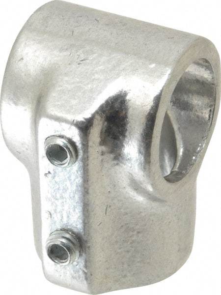 Hollaender - 3/4" Pipe, Tee-E, Aluminum Alloy Tee Pipe Rail Fitting - Bright Finish - Caliber Tooling