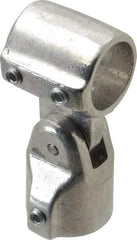 Hollaender - 1" Pipe, Adjustable Elbow Assembly, Aluminum Alloy Elbow Pipe Rail Fitting - Bright Finish - Caliber Tooling