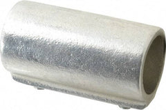 Hollaender - 1" Pipe, Aluminum Alloy Straight Coupling Pipe Rail Fitting - Bright Finish - Caliber Tooling