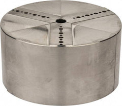 Abbott Workholding Products - 6" & Up Chuck Capacity, Northfield Attachment, Round Soft Lathe Chuck Jaw - 3 Jaws, Aluminum, 5.92" Wide x 3" High - Caliber Tooling