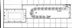 Igus - 3 Ft. Long, Igumid G and Igumid NB, Snap Open Cable and Hose Carrier - 0.39 Inch Inside Width x 0.57 Inch Inside Height, 0.72 Inch Outside Width x 0.76 Inch Outside Height, 1-1/2 Inch Bend Radius - Caliber Tooling