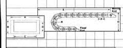 Igus - 3 Ft. Long, Igumid G and Igumid NB, Snap Open Cable and Hose Carrier - 3.15 Inch Inside Width x 1.26 Inch Inside Height, 3-3/4 Inch Outside Width x 1.54 Inch Outside Height, 2.95 Inch Bend Radius - Caliber Tooling