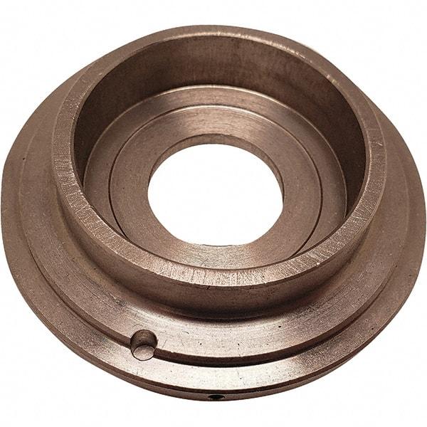 Dynabrade - 2-1/4" Wheel OD, 3" Wheel Width, Aluminum, Pneumatic Wheel Hub End Plate - 1/2" Wheel Arbor Hole - Caliber Tooling