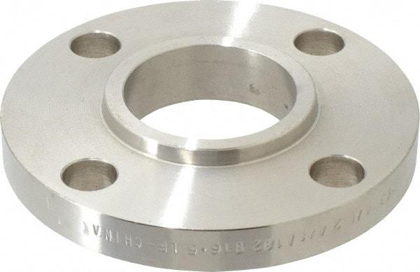 Value Collection - 2" Pipe, 6" OD, Stainless Steel, Slip On Pipe Flange - 4-3/4" Across Bolt Hole Centers, 3/4" Bolt Hole, 150 psi, Grades 304 & 304L - Caliber Tooling