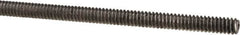 Made in USA - #4-40 UNC (Coarse), 3' Long, Low Carbon Steel Threaded Rod - Oil Finish Finish, Right Hand Thread - Caliber Tooling