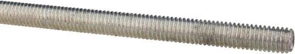 Value Collection - M8x1.25 UNC (Coarse), 1m Long, Steel Metric Threaded Rod - Zinc-Plated Finish, Right Hand Thread - Caliber Tooling