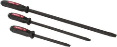 Mayhew - 3 Piece Screwdriver Pry Bar Set - 5/8" Head Width, Includes 12, 17 & 25" Lengths - Caliber Tooling