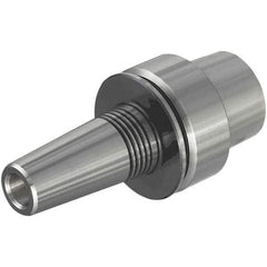 Iscar - 6mm Hole Diam, HSK40E Taper Shank Shrink Fit Tool Holder & Adapter - 100mm Projection, 11mm Nose Diam, 28mm Clamping Depth, 25,000 RPM, Through Coolant - Exact Industrial Supply