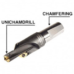 Iscar - Series ChamRing, 25mm Overall Diam, 97.4mm OAL Drilling Chamfer Ring - XCGT 06... Insert - Caliber Tooling