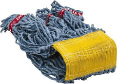 Rubbermaid - 5" Yellow Head Band, Small Blended Fiber Loop End Mop Head - 4 Ply, Use for General Purpose - Caliber Tooling