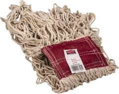 Rubbermaid - 5" Red Head Band, Large Cotton Loop End Mop Head - 4 Ply, Use for General Purpose - Caliber Tooling