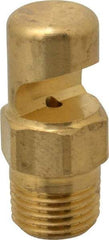 Bete Fog Nozzle - 1/8" Pipe, 145° Spray Angle, Brass, Extra Wide Fan Nozzle - Male Connection, 1.58 Gal per min at 100 psi, 0.073" Orifice Diam - Caliber Tooling