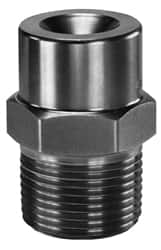 Bete Fog Nozzle - 3/8" Pipe, 90° Spray Angle, Grade 303 Stainless Steel, Full Cone Nozzle - Male Connection, 3.08 Gal per min at 100 psi, 1/8" Orifice Diam - Caliber Tooling