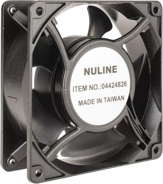 Value Collection - 115 Volts, AC, 105 CFM, Square Tube Axial Fan - 0.25 Amp Rating, 2,600 to 3,100 RPM, 4.7" High x 4.7" Wide x 1-1/2" Deep - Caliber Tooling