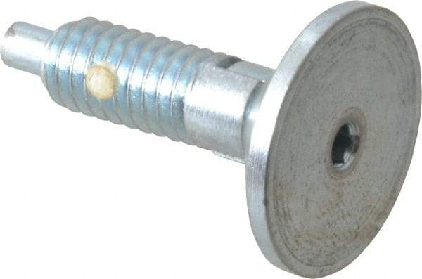 Gibraltar - 5/16-18, 0.53" Thread Length, 0.154" Max Plunger Diam, 1 Lb Init to 6 Lb Final End Force, Locking Knob Handle Plunger - Countersunk Knob, 3/16" Plunger Projection - Caliber Tooling