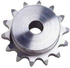 U.S. Tsubaki - 20 Teeth, 5/8" Chain Pitch, Chain Size 50, Plain Bore Sprocket - 3/4" Bore Diam, 4" Pitch Diam, 4.32" Outside Diam - Caliber Tooling