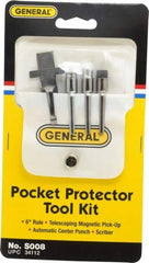 General - 4 Piece Pocket Tool Set - Steel - Caliber Tooling