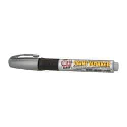 Super Met-Al - Metallic Silver Paint Marker - Fiber Tip, Oil Based - Caliber Tooling