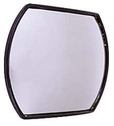 Value Collection - 5-1/2" Long to 4" Wide Automotive Convex Mirror - Stainless Steel - Caliber Tooling