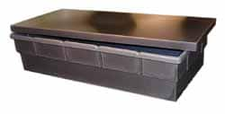 Bayhead Products - 48.5" Long x 23" Wide x 2" High Gray Lid - For Use with BC4721-L - Caliber Tooling