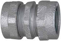 Cooper Crouse-Hinds - 3/4" Trade, Malleable Iron Compression Rigid/Intermediate (IMC) Conduit Coupling - Noninsulated - Caliber Tooling