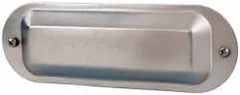 Cooper Crouse-Hinds - 2" Trade, Steel Conduit Body Cover Plate - Use with Form 5 Conduit Bodies - Caliber Tooling