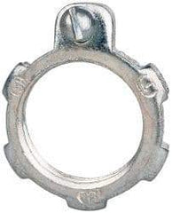 Cooper Crouse-Hinds - 1/2" Trade, Steel Threaded Rigid/Intermediate (IMC) Conduit Locknut - Noninsulated - Caliber Tooling