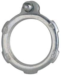 Cooper Crouse-Hinds - 3/4" Trade, Steel Threaded Rigid/Intermediate (IMC) Conduit Locknut - Noninsulated - Caliber Tooling