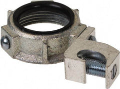 Cooper Crouse-Hinds - 1-1/4" Trade, Malleable Iron Threaded Rigid/Intermediate (IMC) Conduit Bushing - Partially Insulated - Caliber Tooling